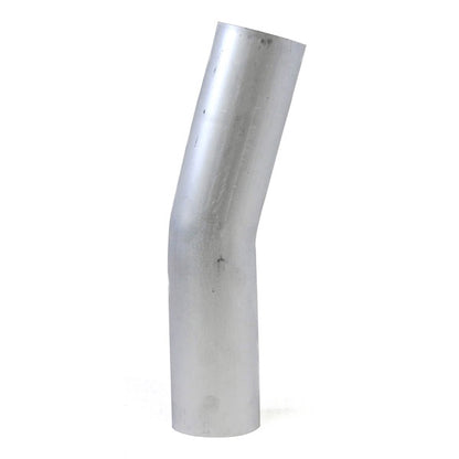 HPS 3.5 inch OD 15 Degree Bend 6061 Aluminum Elbow 16 Gauge w/ 3 1/2 inch CLR