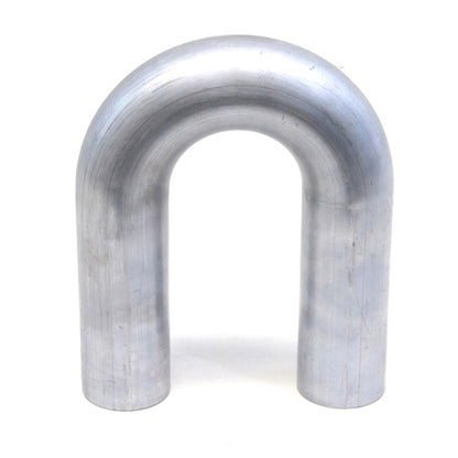 HPS 3.25 inch OD 180 Degree U Bend 6061 Aluminum Elbow 16 Gauge w/ 4.5 inch CLR