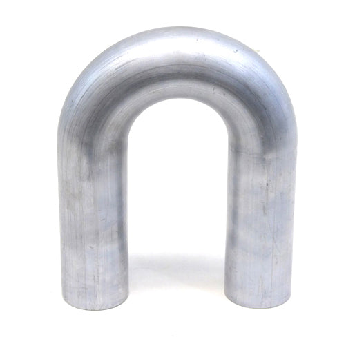 HPS 3 inch OD 180 Degree U Bend 6061 Aluminum Elbow 16 Gauge w/ 4 inch CLR