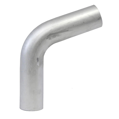 HPS 3 inch OD 70 Degree Bend 6061 Aluminum Elbow 16 Gauge w/ 4-3/4 inch CLR