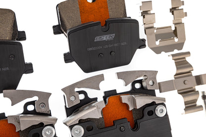 Speed By Design Ceramic Brake Pads For 3.0L Toyota Supra/BMW Z4 Iron Rotors - Graveyard Performance