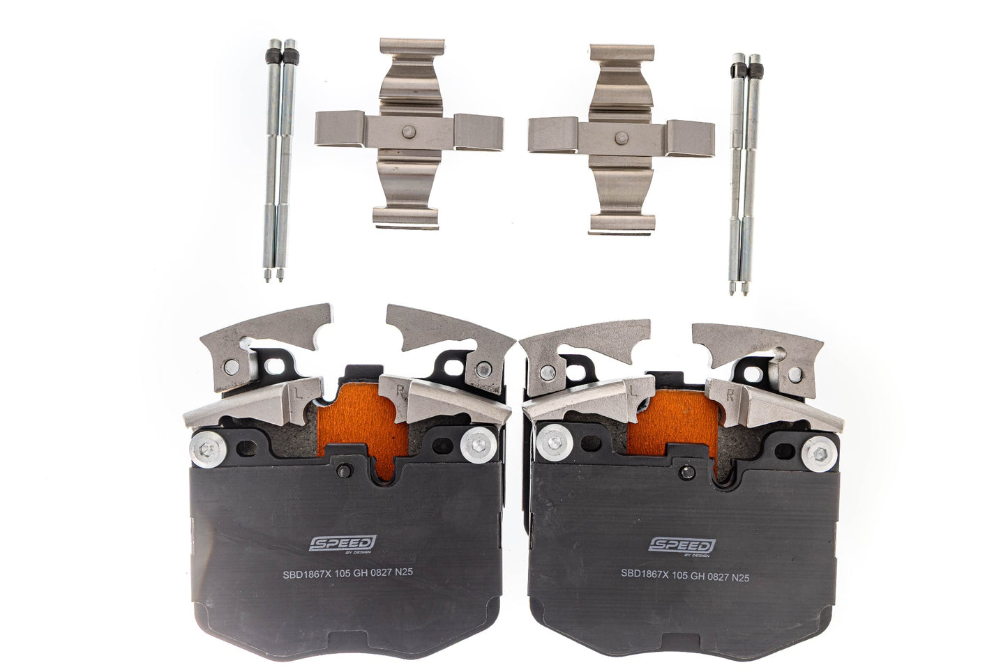 Speed By Design Ceramic Brake Pads For 3.0L Toyota Supra/BMW Z4 Iron Rotors - Graveyard Performance