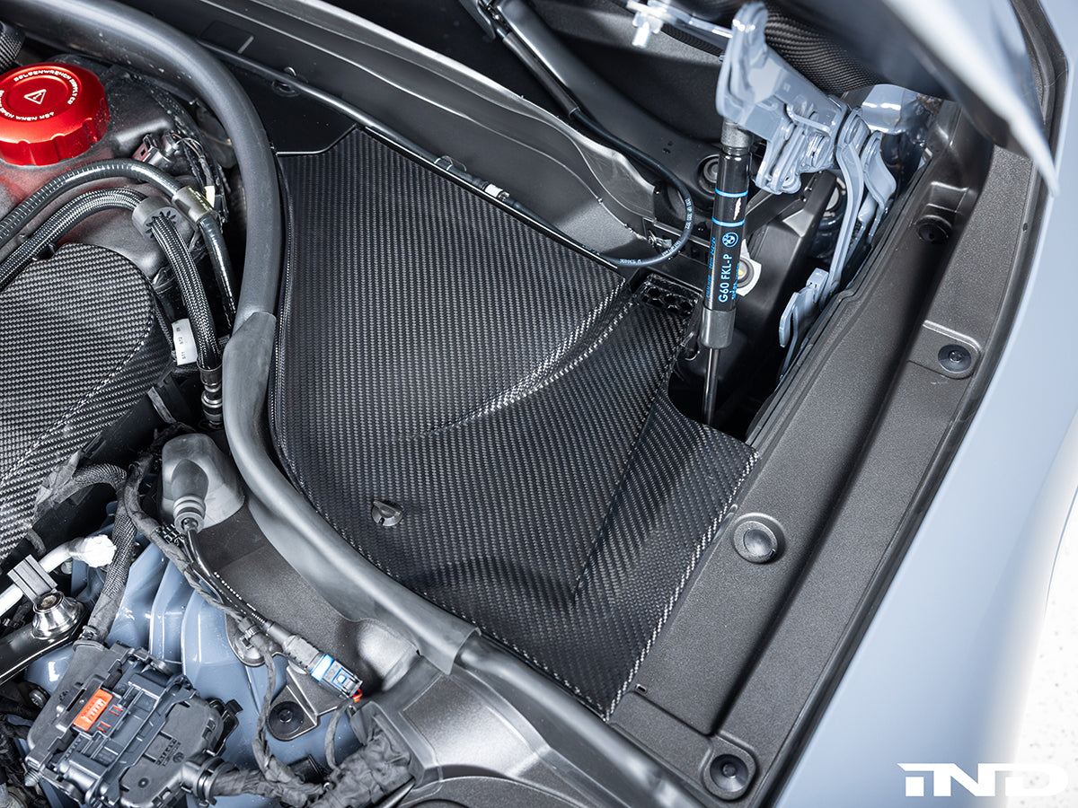 AutoTecknic Dry Carbon Engine Cowl Panel Trim Set - G90/ G99 M5 - Graveyard Performance
