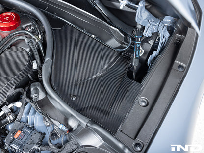 AutoTecknic Dry Carbon Engine Cowl Panel Trim Set - G90/ G99 M5 - Graveyard Performance
