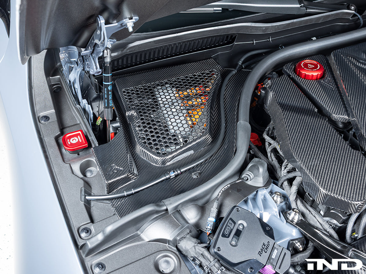 AutoTecknic Dry Carbon Engine Cowl Panel Trim Set - G90/ G99 M5 - Graveyard Performance