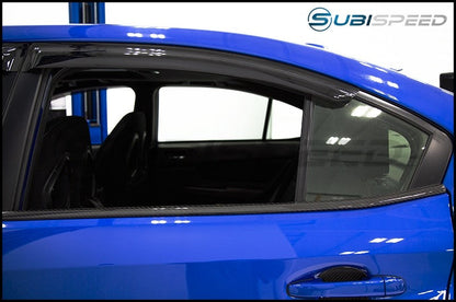 OLM LE Dry Carbon Lower Window Sill Covers - 2015-2021 Subaru WRX / STI - Graveyard Performance