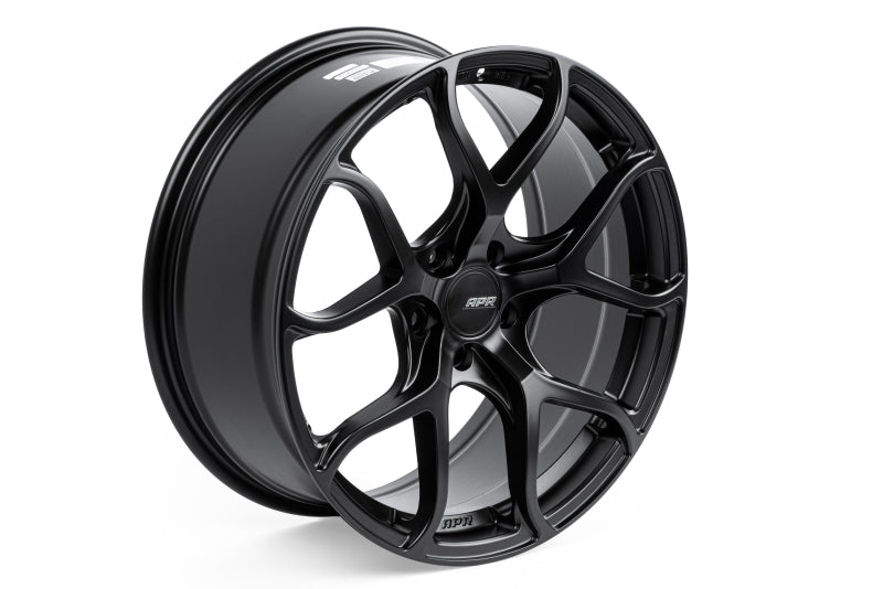 APR A01 Flow Formed - 19X8.5 - 5x112 - ET45 - Satin Black Wheel - Graveyard Performance