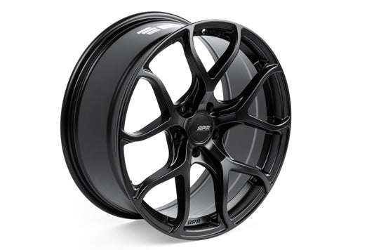 APR A01 Flow Formed - 19X8.5 - 5x112 - ET45 - Satin Black Wheel