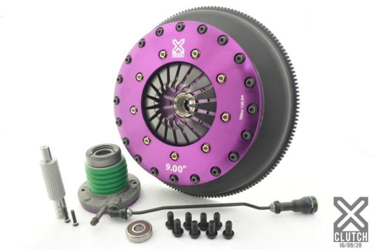 XClutch 14-19 Chevrolet Corvette 6.2L 9in Twin Solid Ceramic Clutch Kit - Graveyard Performance