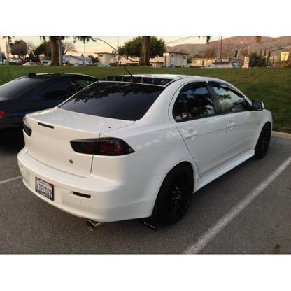 BLOX Racing 08+ Mitsubishi Lancer Vortex Generator - ABS Black - Graveyard Performance