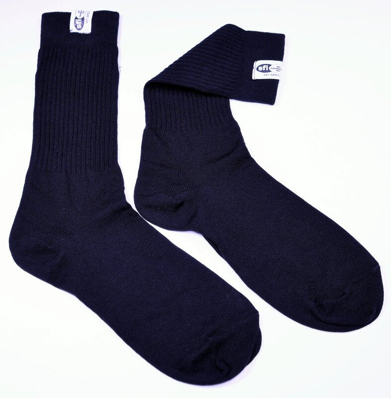 RaceQuip Black SFI 3.3 Fr Socks Small 6-7 - Graveyard Performance