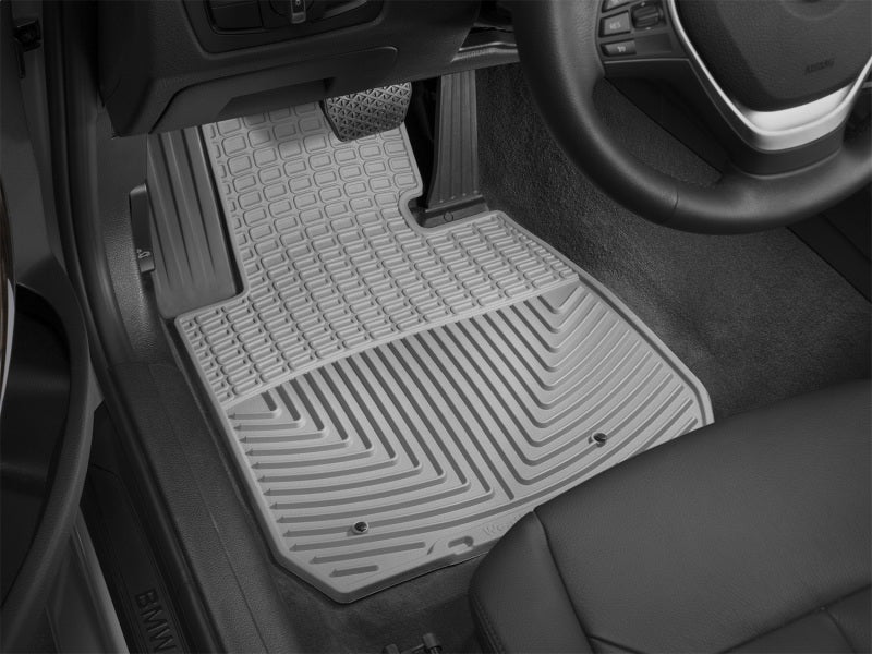 WeatherTech 12+ BMW 3-Series (F30) Front Rubber Mats - Grey - Graveyard Performance