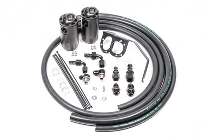 Radium Engineering Dual Catch Can Kit 2015+ Subaru WRX Fluid Lock - Graveyard Performance