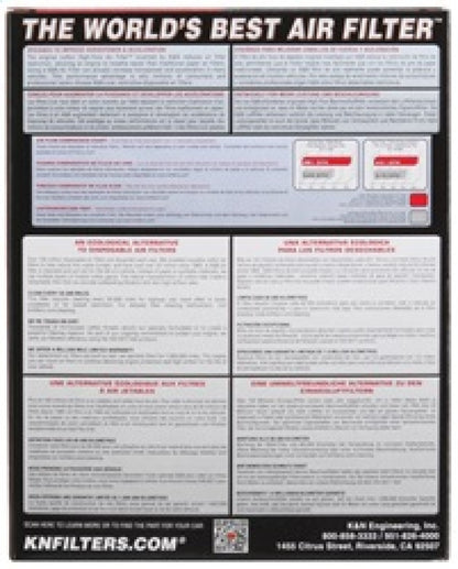 K&N Replacement Air Filter AUDI RS6, 4.2L-V8 (TWIN TURBO); 2002-2003 (2 FILTERS REQUIRED) - Graveyard Performance