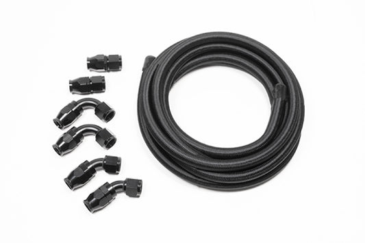 Radium Engineering 10AN Universal PTFE Hose Kit - Black - Graveyard Performance