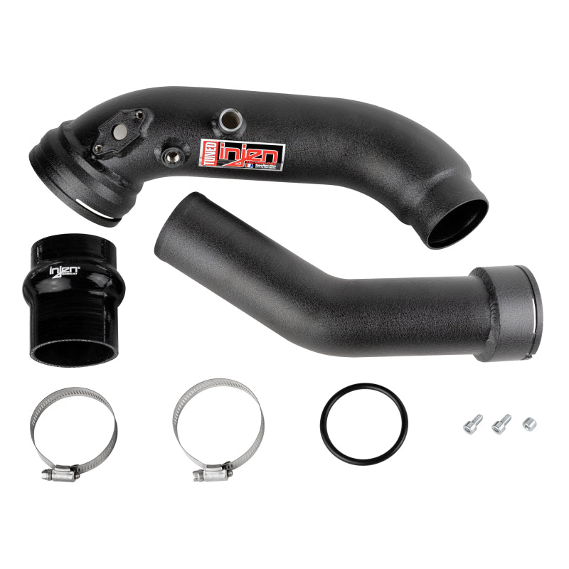 16-20 BMW L6-3.0L/ Turbo/ Twin Turbo/L4-2.0L/ L6-2.5L Wrinkle Black Turbo SES Intercooler Pipes - Graveyard Performance
