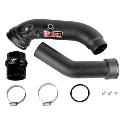 16-20 BMW L6-3.0L/ Turbo/ Twin Turbo/L4-2.0L/ L6-2.5L Wrinkle Black Turbo SES Intercooler Pipes - Graveyard Performance