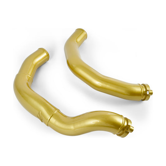 Mishimoto 2015-2020 BMW F80 M3/M4 Intercooler Pipe Kit Austin Yellow Metallic