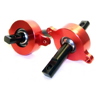 BLOX Racing Rear Trailing Arm Bushing Kit Red  - 88-00 Honda Civic / 90-01 Acura Integra - Graveyard Performance
