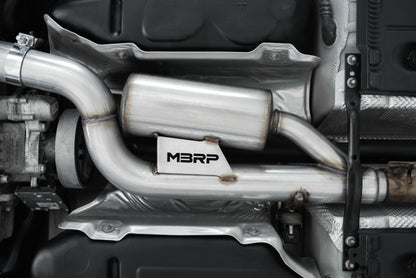 MBRP 15-19 VW Golf R MK7/MK7.5 3in T304 Cat Back Exhaust w/ Carbon Fiber Tips - Graveyard Performance