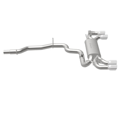 MagnaFlow Sys C/B 2015-2017 Volkswagen Golf R 3in Polished SS Quad Tip Split Rear Exit - Graveyard Performance