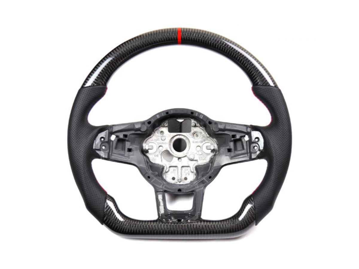 AutoTecknic Carbon Fiber Steering Wheel - VW Golf 7 GTI | Golf R - Graveyard Performance