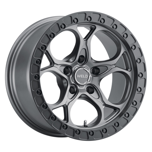 Weld Ledge 20x12 / 5x127 / 4.75 BS / 71.5 HB - Satin Gunmetal - Non-BL Wheel - Graveyard Performance