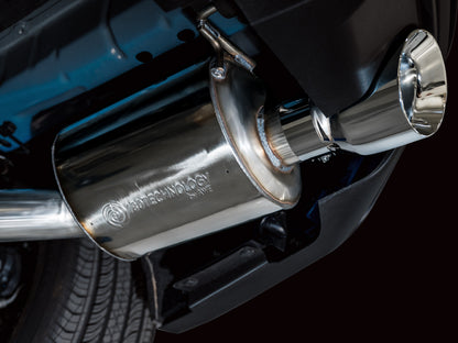 AWE 2024 Ford Mustang GT Fastback S650 RWD Touring Catback Exhaust w/ Dual Chrome Silver Tips - Graveyard Performance