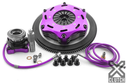 XClutch 1997 Mitsubishi Lancer EVO IV 2.0L 7.25in Twin Solid Ceramic Clutch Kit - Graveyard Performance