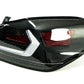 OLM Evolution Tail Lights (Clear Lens, Black Base, White Bar) - 2015-2021 WRX / STI