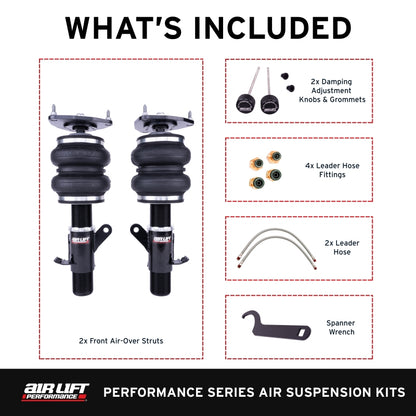 Air Lift Performance 12-25 Subaru BRZ / 12-20 Toyota GT86 Front Air Suspension Kit - Graveyard Performance