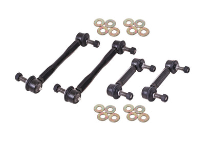 BMR 15-17 S550 Mustang Front and Rear Sway Bar End Link Kit - Black - Graveyard Performance
