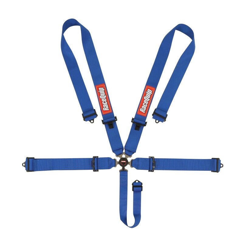 RaceQuip Blue SFI CAMLOCK 5pt PD Lap Seat Belt - Graveyard Performance