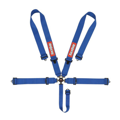 RaceQuip Blue SFI CAMLOCK 5pt PD Lap Seat Belt - Graveyard Performance