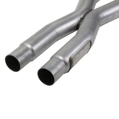 BBK 15-20 Ford Mustang GT 5.0L Resonator Delete X-Pipe (For Use w/Shorties Or Stock Manifolds) - Graveyard Performance