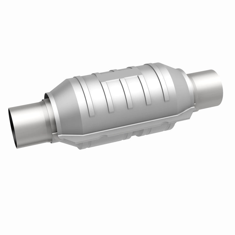 MagnaFlow Conv Univ 3in Inlet/Outlet Center/Center Round 9in Body L x 5.125in W x 13in Overall L - Graveyard Performance