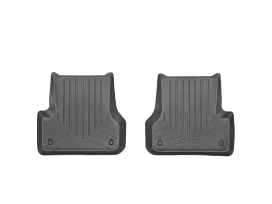 WeatherTech 12+ Audi A6 Rear FloorLiner - Black - Graveyard Performance
