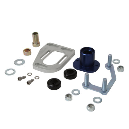 BBK 79-93 Mustang Caster Camber Plate Kit - Silver Anodized Finish - Graveyard Performance