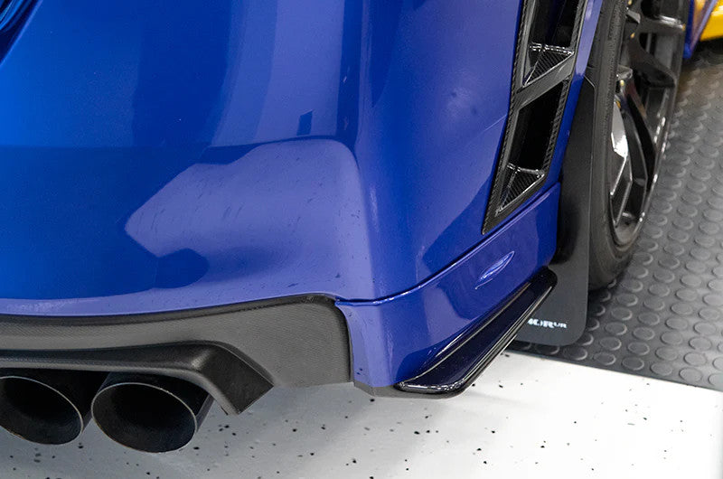 OLM Paint Matched/Gloss Black Rear Bumper Lip - World Rally Blue - 2015-2021 Subaru WRX / STI - Graveyard Performance