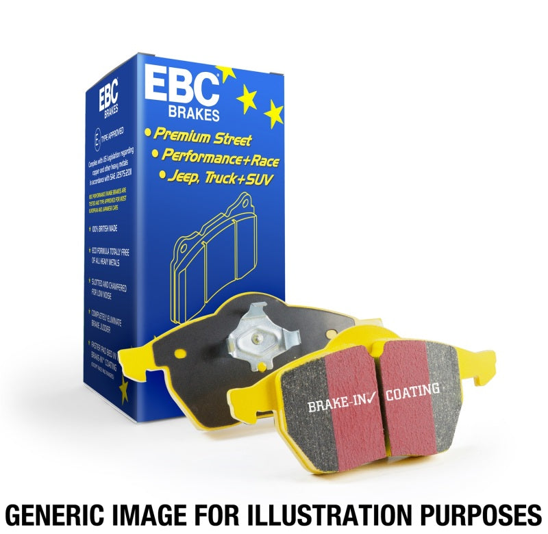 EBC 11 Audi A6 2.0 Turbo Yellowstuff Front Brake Pads - Graveyard Performance