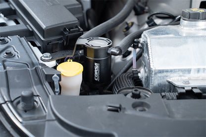 Corsa Performance 2015-2017 Ford Mustang 3 oz. Aluminum Oil Catch Can W/ Mounting Bracket - Graveyard Performance