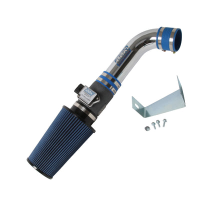 BBK 86-93 Mustang 5.0 Cold Air Intake Kit - Standard Style - Chrome Finish - Graveyard Performance