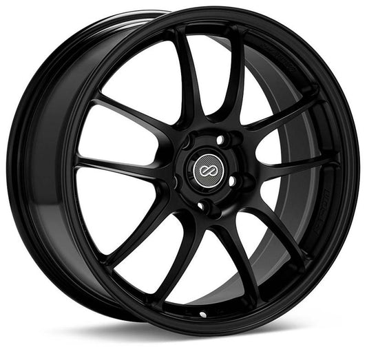 Enkei PF01 18x9.5 5x114.3 15mm Offset Black Wheel - Graveyard Performance