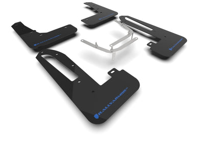 Rally Armor 23-26 Honda Civic Type R Black Mud Flap Light Blue Logo - Graveyard Performance