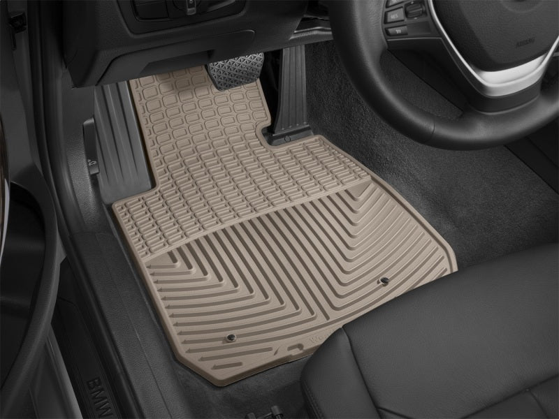 WeatherTech 12+ BMW 3-Series (F30) Front Rubber Mats - Tan - Graveyard Performance