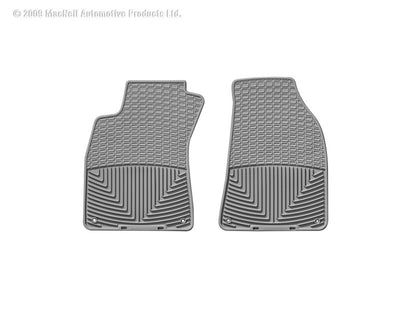 WeatherTech 95-04 Audi A6 Sedan Front Rubber Mats - Grey - Graveyard Performance