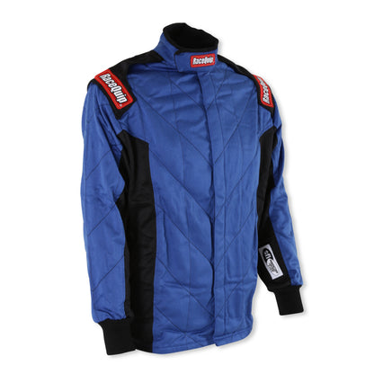RaceQuip Blue Chevron-5 Jacket SFI-5 - 2XL - Graveyard Performance