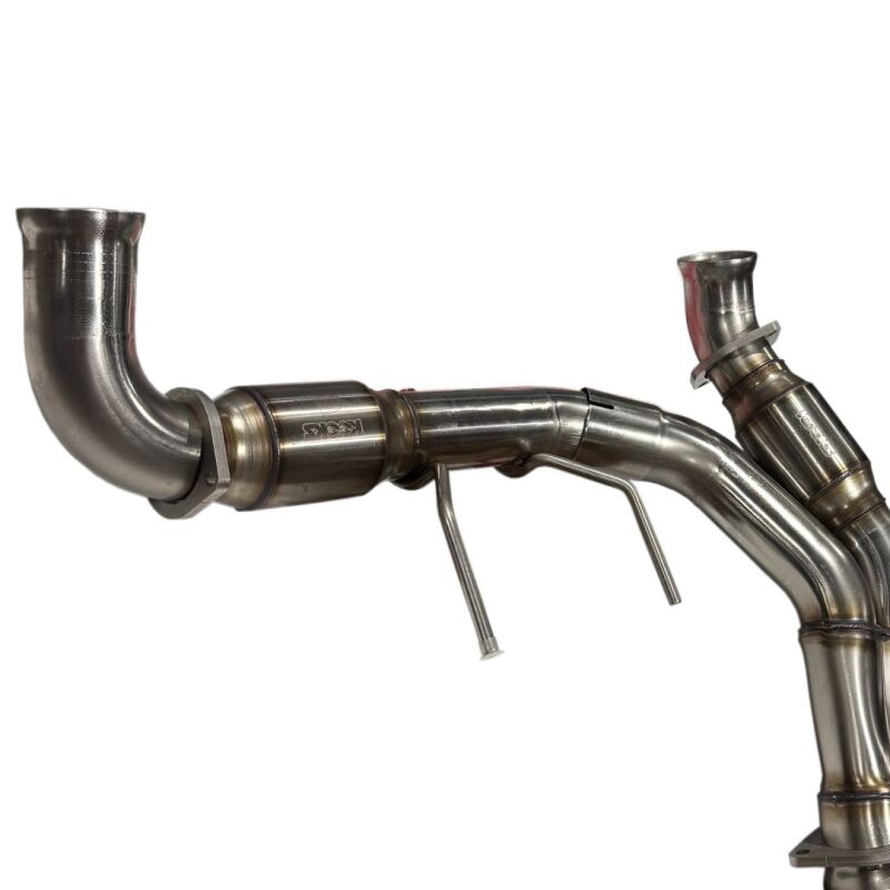 Kooks 21-26 Ford F150 5.0L 3in ULTRA GREEN Catted SS Y-Pipe (To OEM Conn.) Kooks HDR Required
