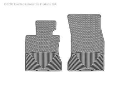 WeatherTech 04-07 BMW 525i Front Rubber Mats - Grey - Graveyard Performance