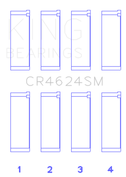 King Engine Bearings Hyundai G4KE/G4KC Rod Bearings (Set of 4) - Size +.25mm